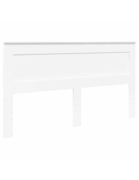 Testiera con testiera Bianco 180 cm Legno multistrato