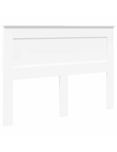 Testiera con testiera Bianco 160 cm Legno multistrato