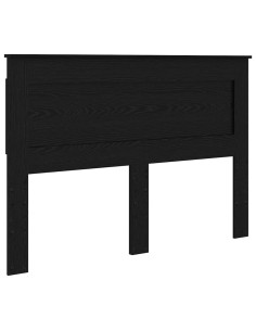 Testiera con testiera Rovere Nero 160 cm Legno multistrato