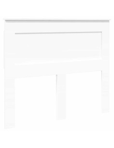 Testiera con testiera Bianco 120 cm Legno multistrato