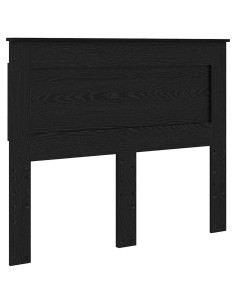 Testiera con testiera Rovere Nero 120 cm Legno multistrato