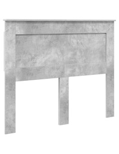 Testiera con testiera Grigio cemento 120 cm Legno multistrato