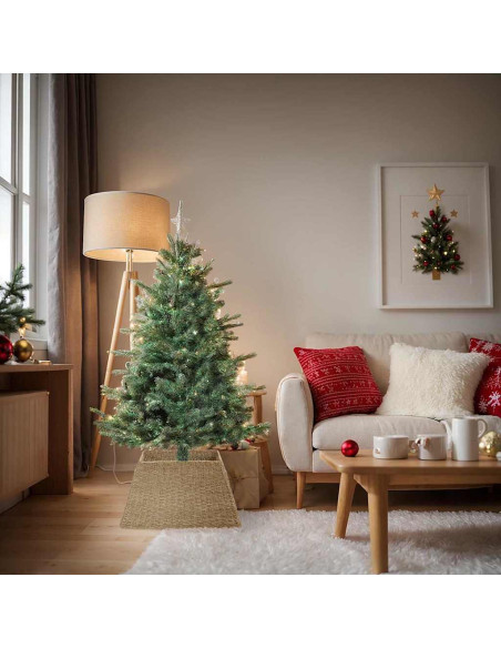 Collare per Albero di Natale Marrone 70 x 70 x 28 cm seagrass