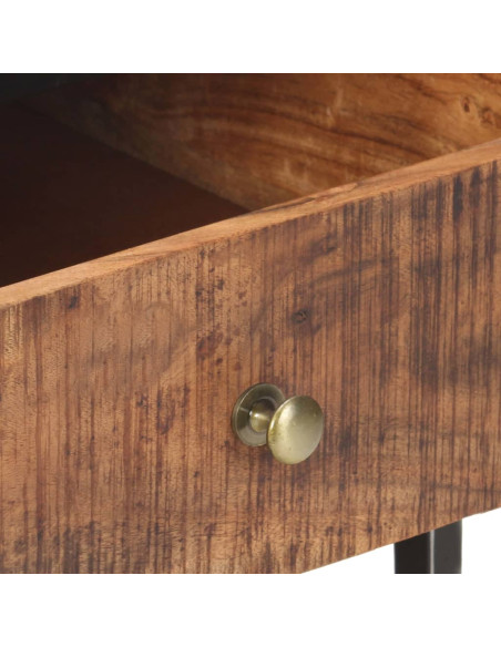 Tavolino da Salotto 90x50x40 cm in Legno di Acacia Grezzo