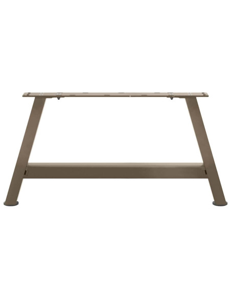 Gambe per Tavolino da Caffè a Forma di A 2 pz 60x(30-31) cm Acciaio