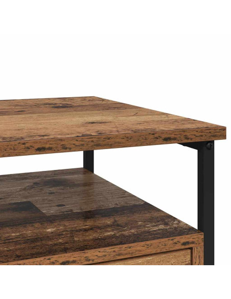 Armadio da Notte con cassetto Legno vecchio 40 x 42 x 55 cm