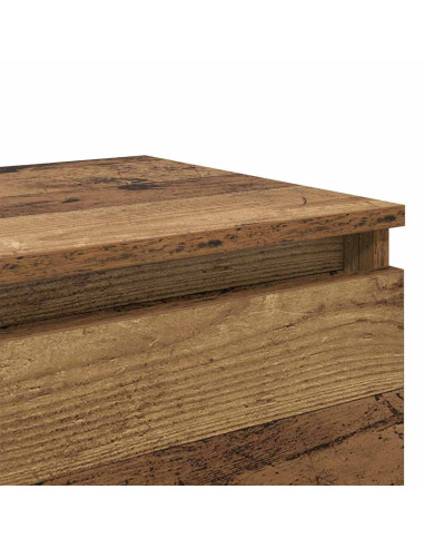 Armadio da Notte con cassetto Legno vecchio 40 x 35 x 50 cm