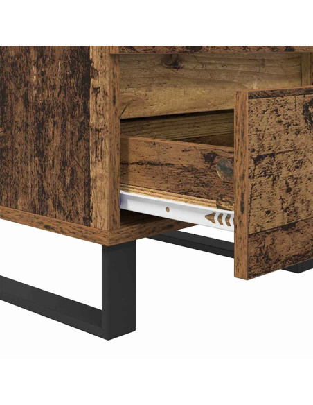 Armadio da Notte 2 pcs Legno vecchio 40 x 35 x 50 cm