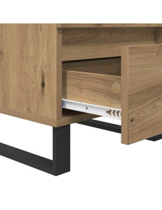 Armadio da Notte 2 pcs rovere artigianale 40 x 35 x 50 cm 2