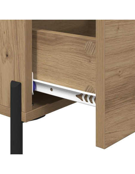 Armadio da Notte rovere artigianale 40 x 40 x 66 cm