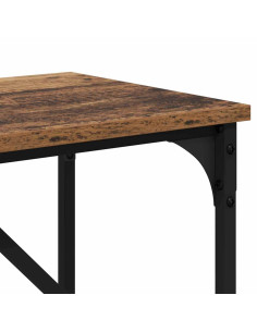 Tavolo consolle Legno vecchio 75 x 32 x 75 cm Legno multistrato 2