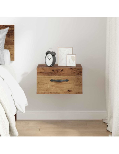 Armadio da Notte con cassetto Legno vecchio 35 x 35 x 20 cm