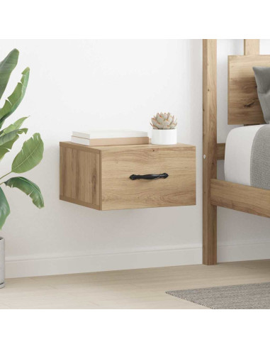 Armadio da Notte 2 pcs rovere artigianale 35 x 35 x 20 cm