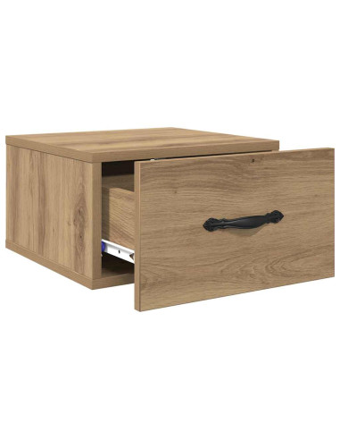 Armadio da Notte 2 pcs rovere artigianale 35 x 35 x 20 cm