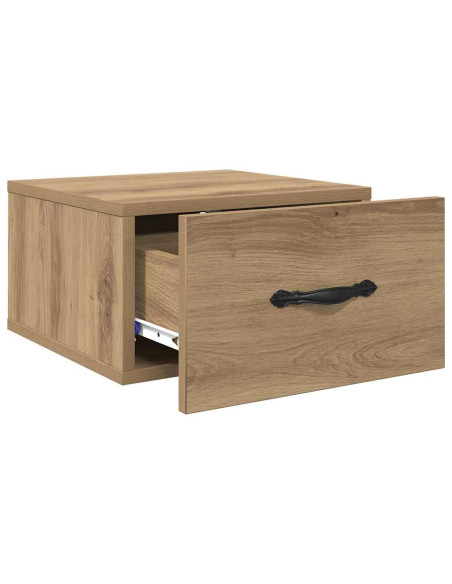 Armadio da Notte 2 pcs rovere artigianale 35 x 35 x 20 cm