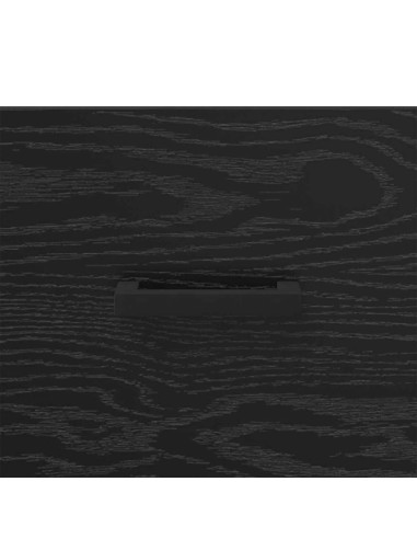 Armadio da Notte Rovere nero 35 x 35 x 20 cm Legno multistrato