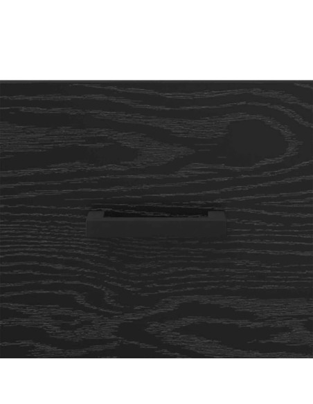 Armadio da Notte Rovere nero 35 x 35 x 20 cm Legno multistrato