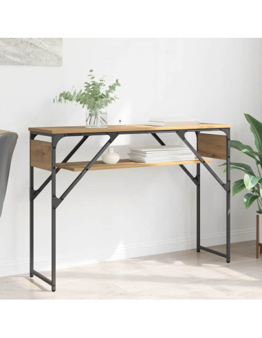 TavoloConsolle Rovere artigianale 105x30x75cm Legno multistrato