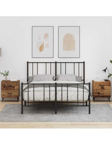 Armadio da Notte 2 pcs Legno vecchio 40 x 35 x 47,5 cm