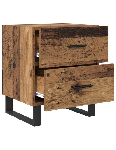 Armadio da Notte 2 pcs Legno vecchio 40 x 35 x 47,5 cm