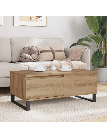 Tavolino da salotto rovere artigianale Legno multistrato