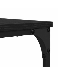 Tavolo da caffè nesting 2 pcs Rovere nero 80 x 8035 x cm 2