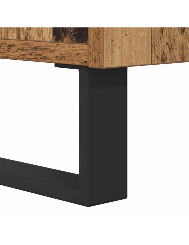 Tavolino da salotto con cassetto Legno vecchio 90 x 60 x 35 cm