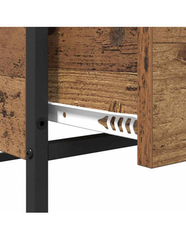 Tavolino da salotto con cassetto Legno vecchio 100 x 51 x 45 cm