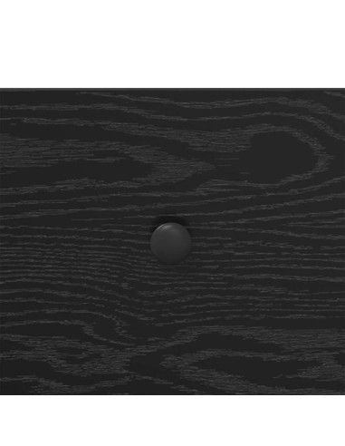 Tavolino da salotto con cassetto Rovere nero 100 x 51 x 45 cm