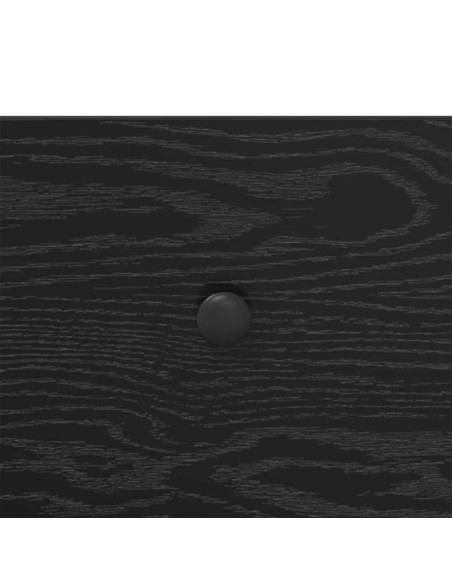 Tavolino da salotto con cassetto Rovere nero 100 x 51 x 45 cm