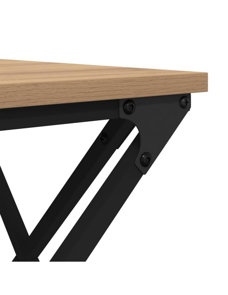 Tavolino da salotto rovere artigianale 100 x 49 x 40 cm