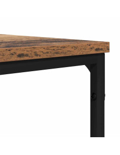 Tavolino da salotto Legno vecchio 100 x 100 x 40 cm 2