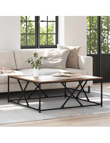 Tavolino da salotto Legno vecchio 100 x 100 x 40 cm