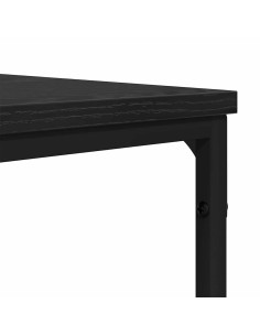 Tavolino da salotto Rovere nero 100 x 100 x 40 cm 2