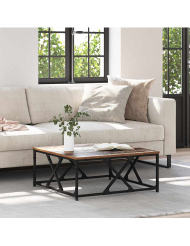 Tavolino da salotto Legno vecchio 70 x 70 x 30 cm