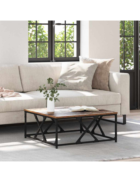 Tavolino da salotto Legno vecchio 70 x 70 x 30 cm