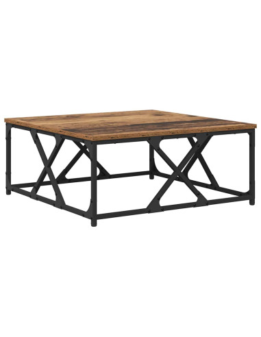 Tavolino da salotto Legno vecchio 70 x 70 x 30 cm