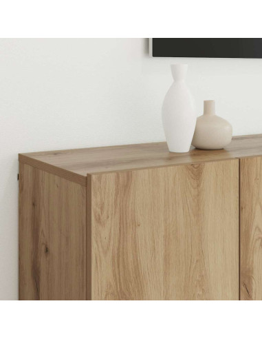 Unità TV 6 pcs rovere artigianale Legno multistrato