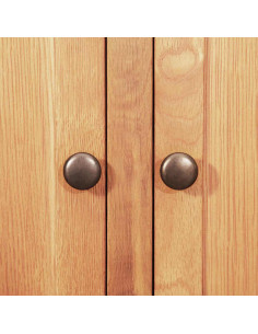 Credenza Marrone 112 x 33.5 x 70 cm Legno di quercia massiccio 2