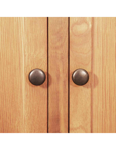 Credenza Marrone 112 x 33.5 x 70 cm Legno di quercia massiccio