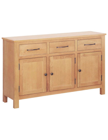 Credenza Marrone 112 x 33.5 x 70 cm Legno di quercia massiccio