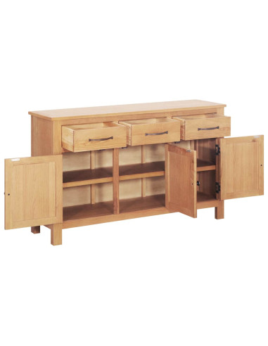 Credenza Marrone 112 x 33.5 x 70 cm Legno di quercia massiccio