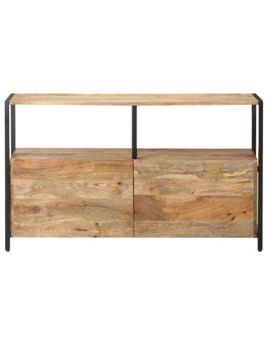 Credenza 110x35x65 cm in Legno Massello di Mango