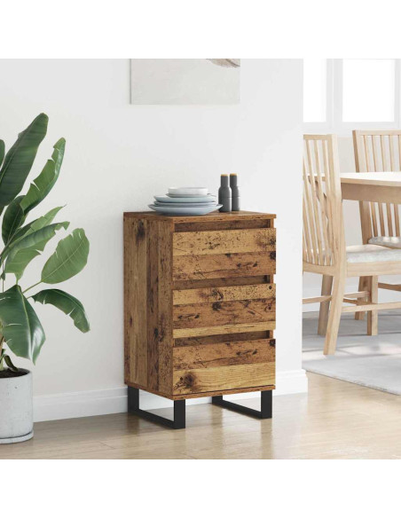 Credenza con cassetto Legno vecchio Legno multistrato
