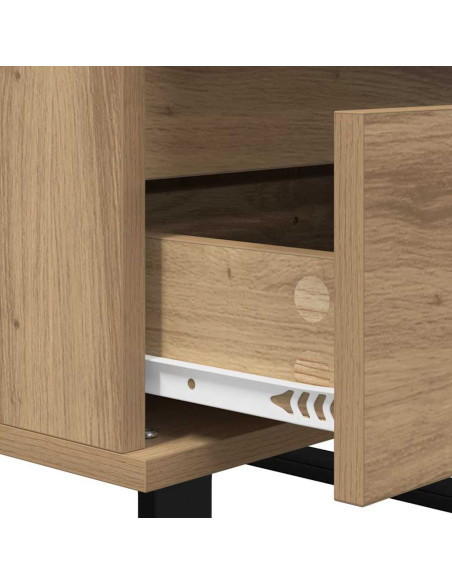 Credenza con cassetto rovere artigianale Legno multistrato
