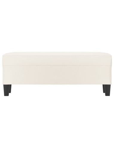 Panca Crema 100x35x41 cm in Similpelle