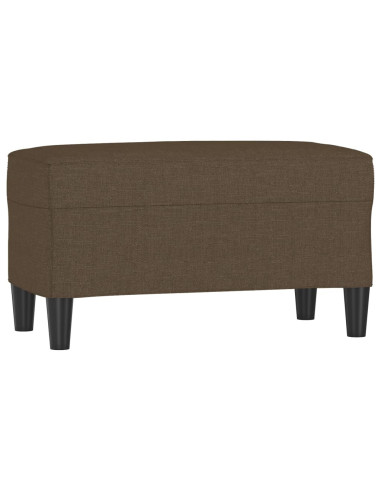 Panca Marrone 70x35x41 cm in Tessuto