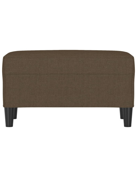 Panca Marrone 70x35x41 cm in Tessuto