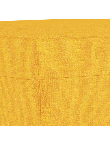 Panca Giallo Chiaro 70x35x41 cm in Tessuto