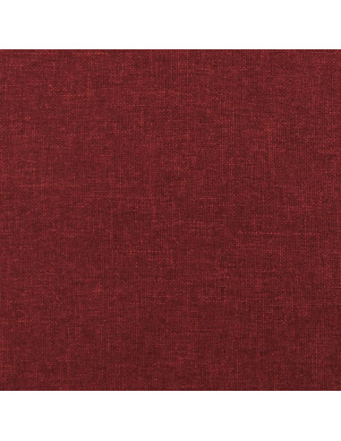 Panca Rosso Vino 70x35x41 cm in Tessuto